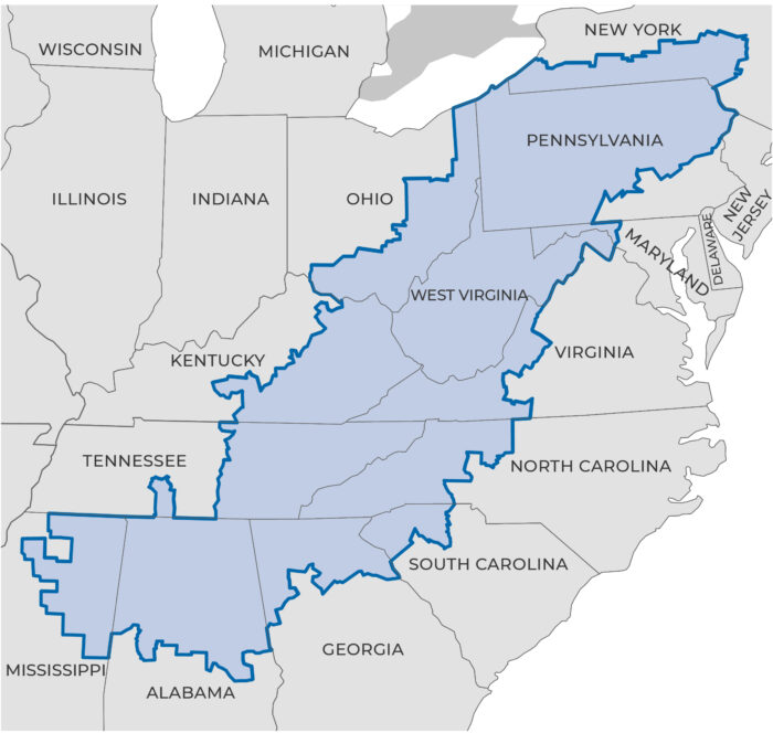 The Appalachian Regional Commission is a partnership between the federal government and 13 states to innovate, partner and invest in the Appalachian region to build capacity and strengthen economic growth.