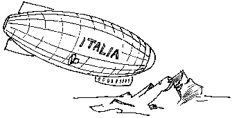 Image of the dirigible Italia