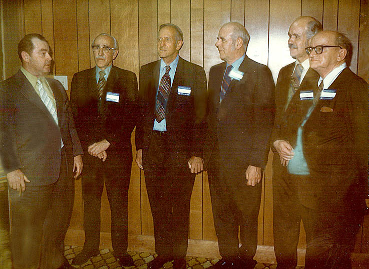 A photo of the original group who used the title Health Physicist