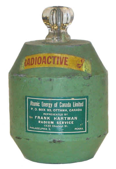 Frank Hartman's Lead Pig for Radium Sources
