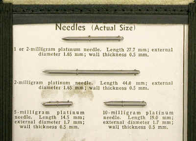 Needles and Tubes 