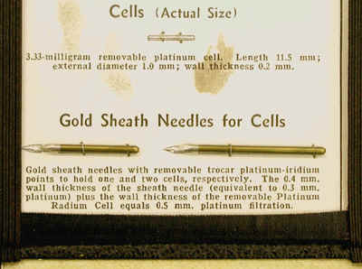 Gold Sheath Needles for Cells