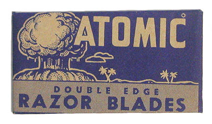 Atomic Razor Blades Box (front)