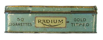 Radium Brand Cigarettes 