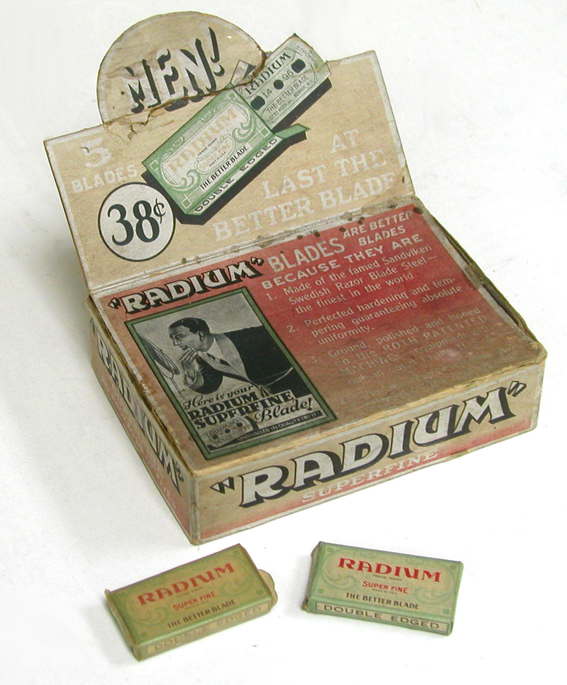 Radium Razor Blade (ca. 1925 to 1940) Museum of Radiation and