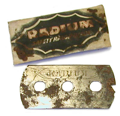 Radium Razorblade Box