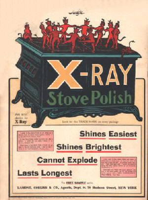 X-Ray Stove Polish Ad