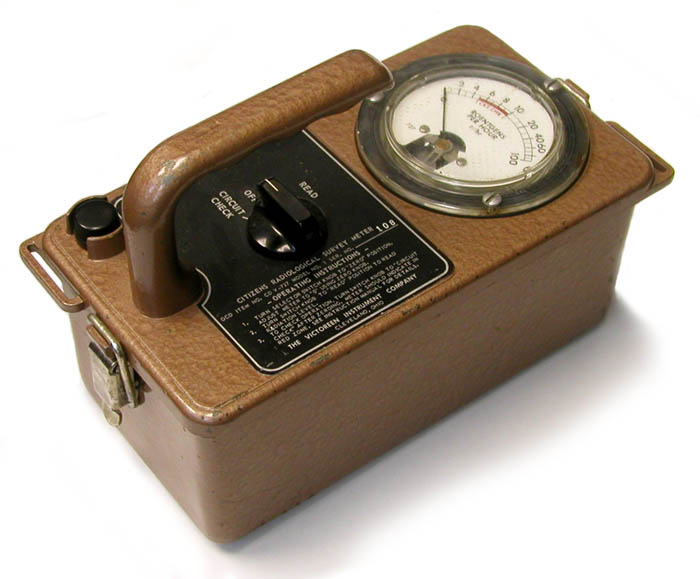  CD V-727 Citizens Radiological Survey meter 