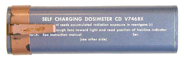 CD V-746BX Prototype Self-charging Dosimeter 