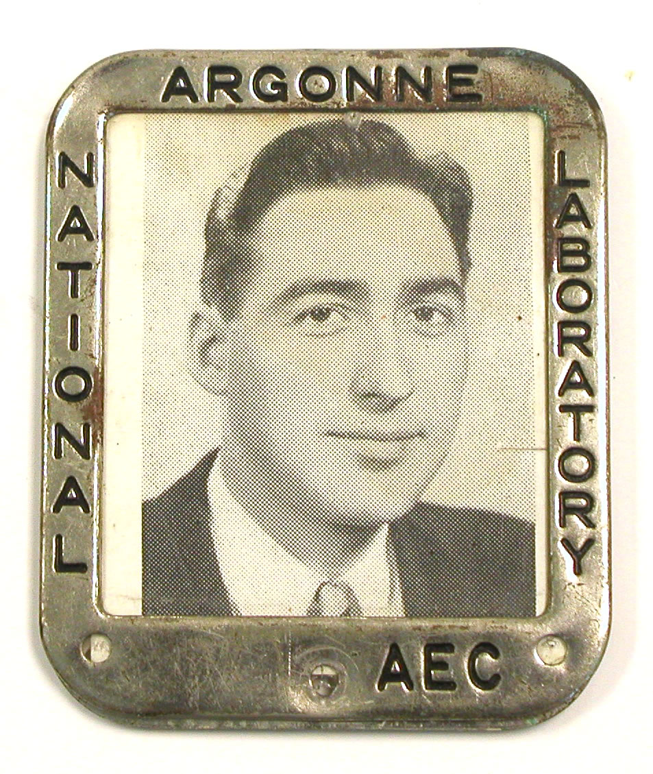 Argonne National Laboratory Film Badge