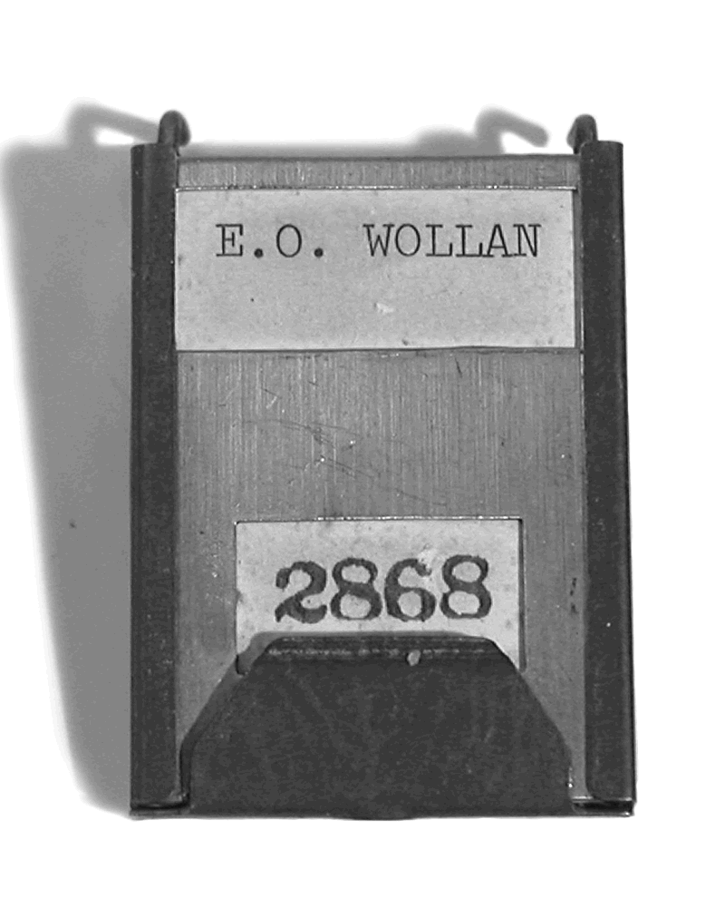 Ernest Wollan's Film Badge from Manhattan Project