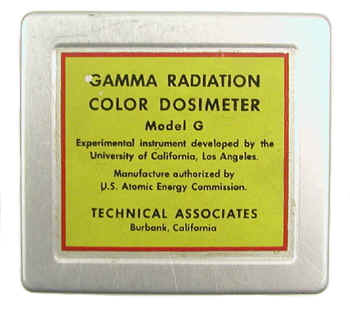 Technical Associates Model G Color Dosimeter