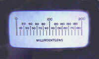 Victoreen 541 dosimeter screen