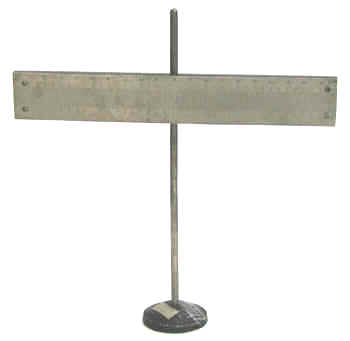 Galvanometer scale