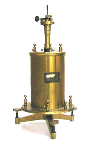 Large Dolezalek quadrant electrometer