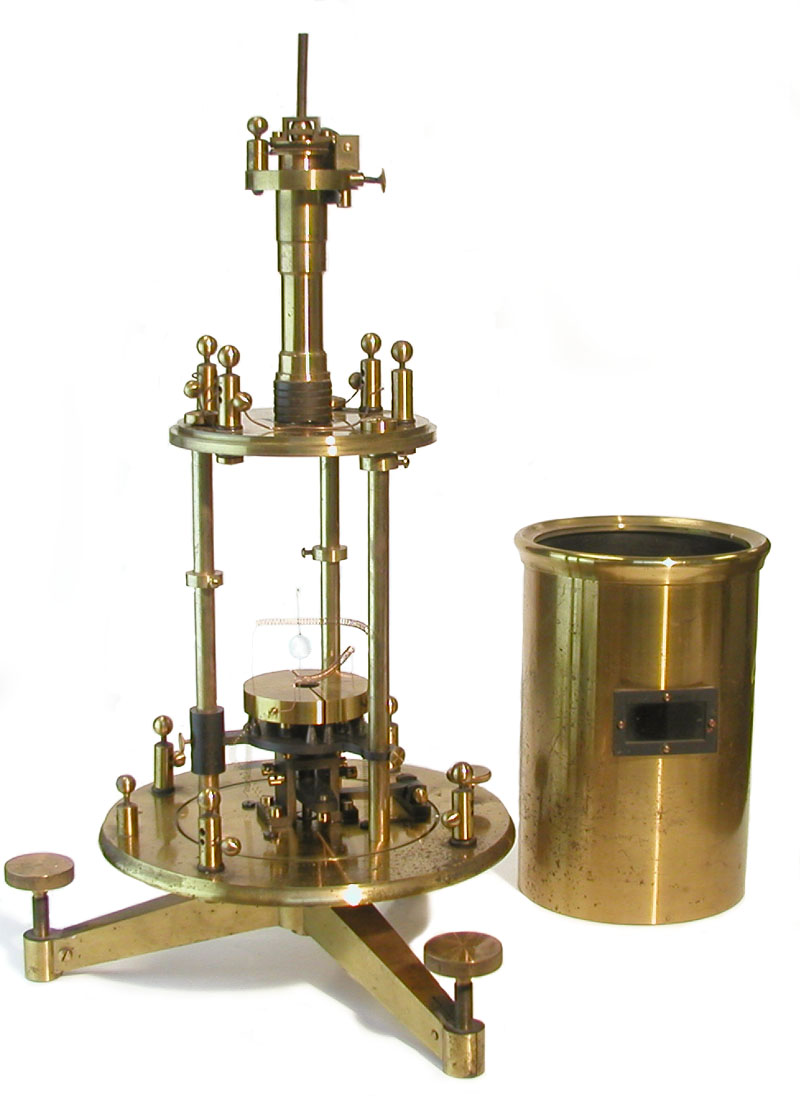 Large Dolezalek quadrant electrometer