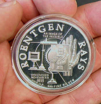 Commemorative Röntgen Medallion 