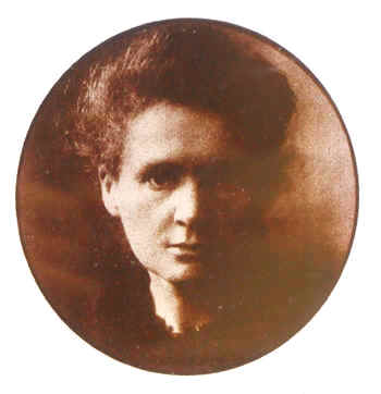 Marie Curie Photo Processed with Uranium Toner