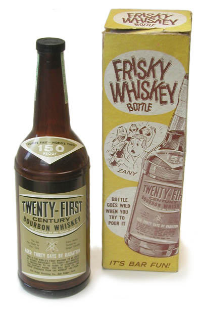 Frisky Whiskey Bottle 