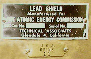 Technical Associates Lead Shield 