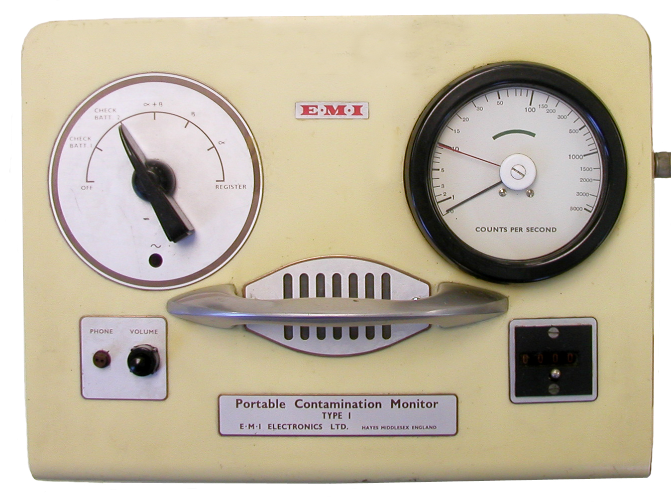 EMI Radiation Contamination Monitor 