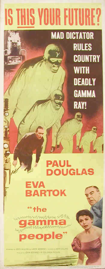 The Gamma People (1954) movie poster