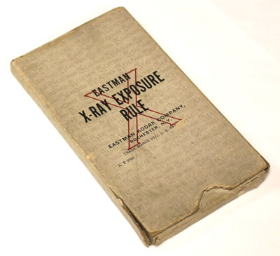 Eastman X-Ray Exposure Rule (1920s)