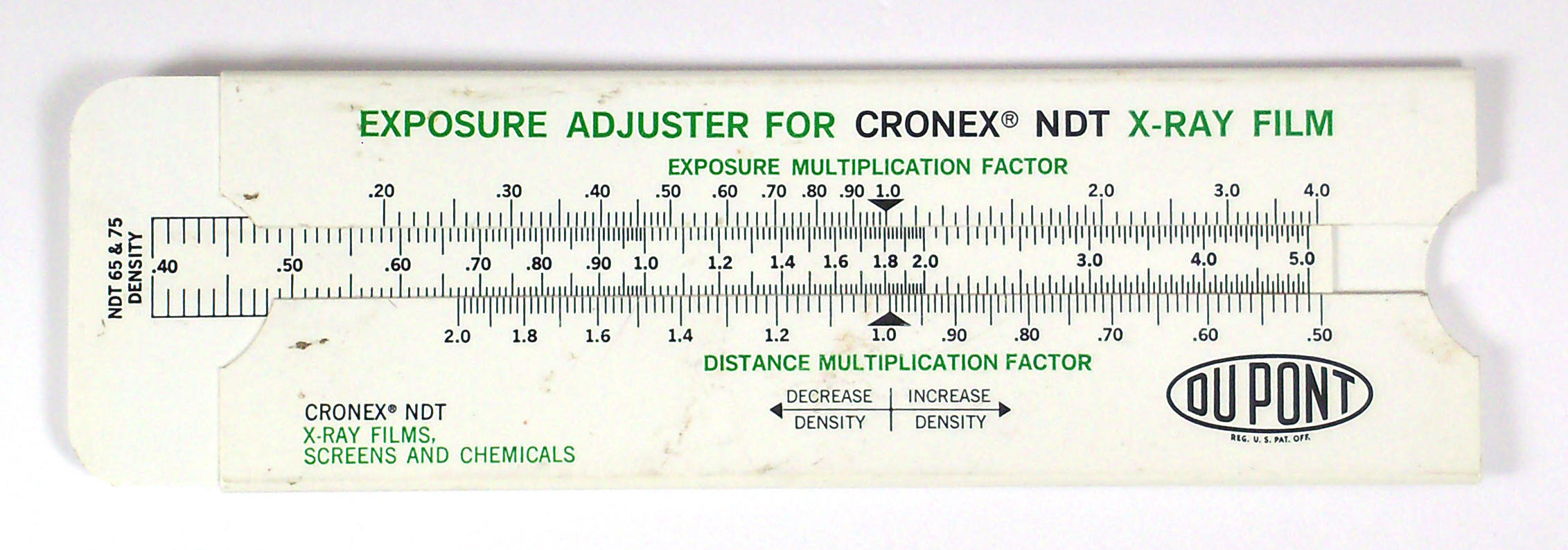 Exposure Adjuster for Chronex NDT X-Ray Film