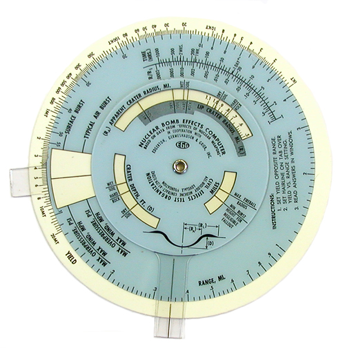 Nuclear Slide Rules | Museum of Radiation and Radioactivity