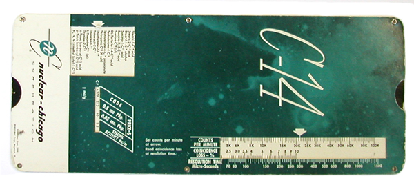 Nuclear Chicago C-14 Slide Rule