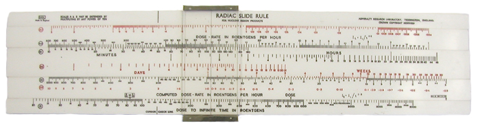 RADIAC Slide Rule (ca. 1950s)