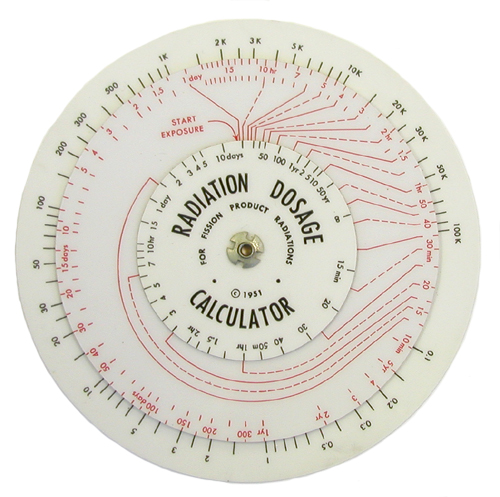 Radiation Dosage Calculator (early 1950s)