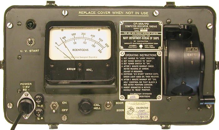 RADIAC CP-95A/PD DT-60 Reader