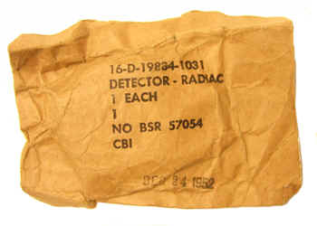 RADIAC DT60/PD Personnel Dosimeter