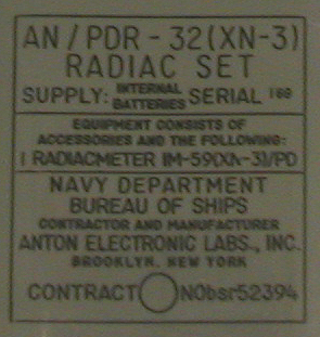 AN/PDR-32 GM Survey Meter (early 1950s)