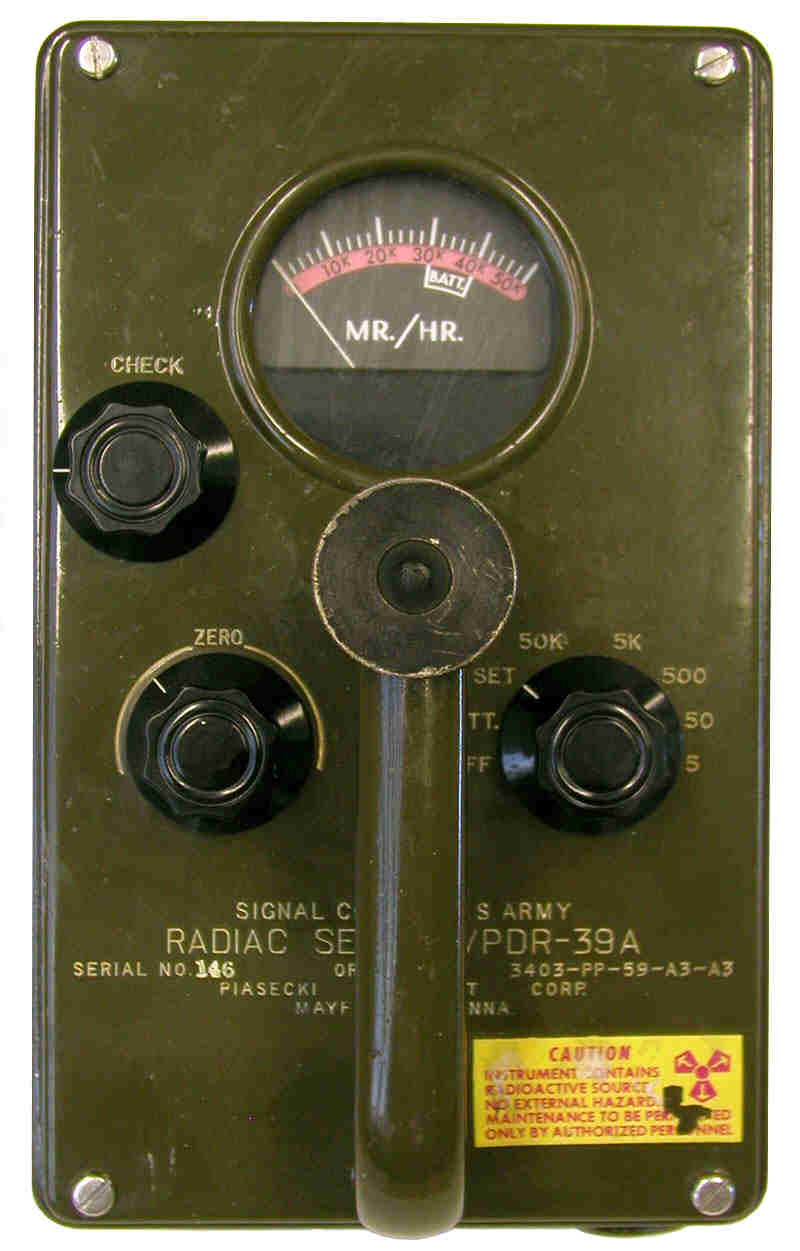 AN/PDR-39A Survey Meter 