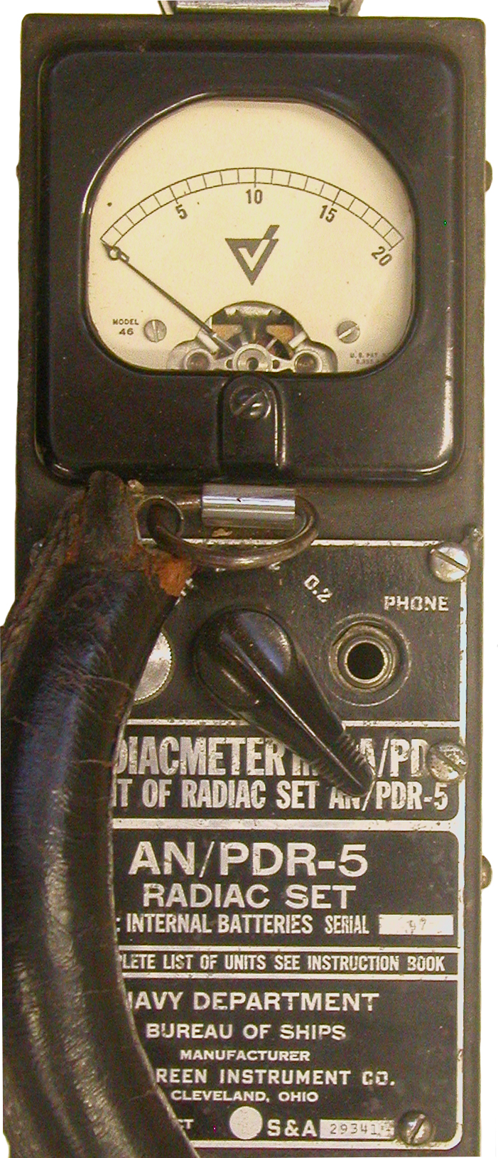 AN/PDR-5 GM Survey Meter 