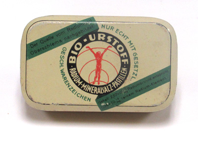 Radium Pastille Containers from Germany (ca. 1920s)