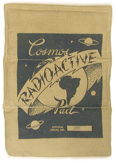 Cosmos Radioactive Pad (ca. 1950-1956)