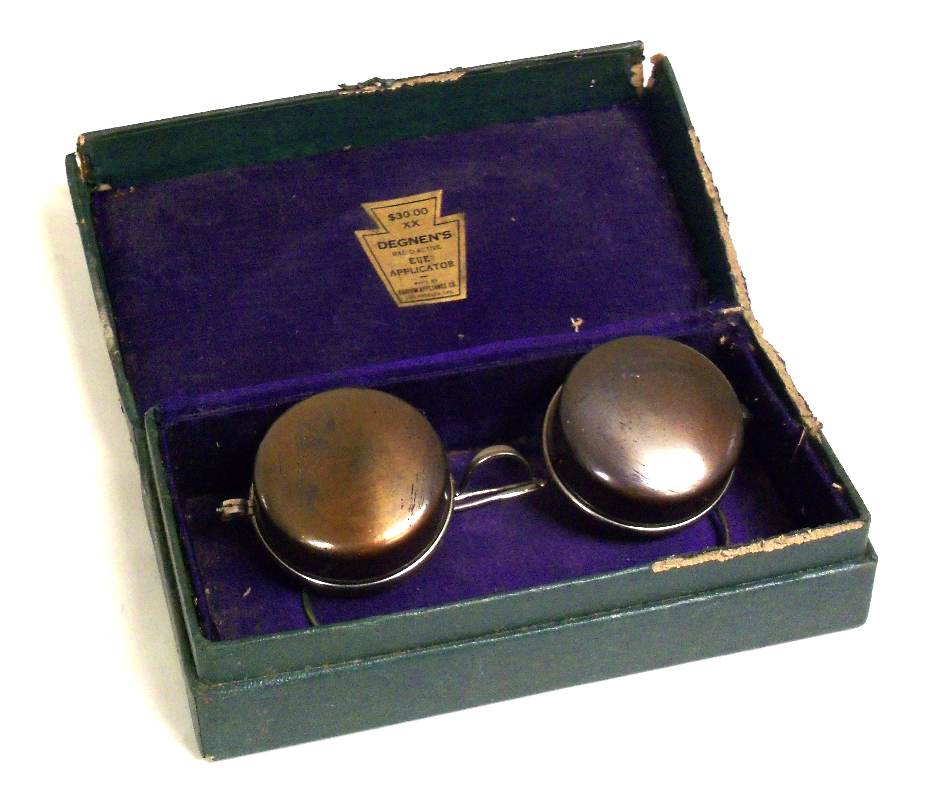 Degnen's Radio-Active Eye Applicator (1920s) | Museum of Radiation and  Radioactivity