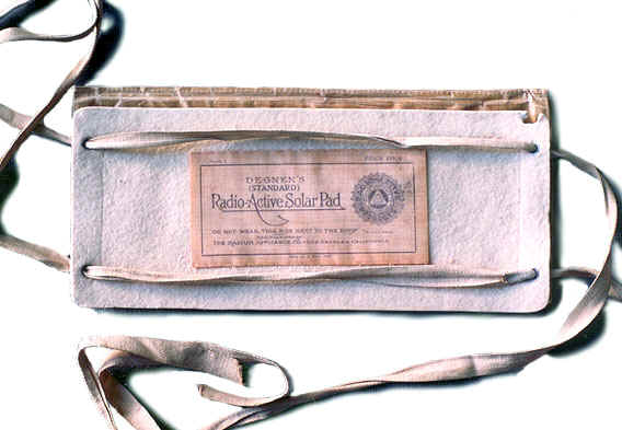 Degnen's Standard Radio-Active Solar Pad (1915-1930)