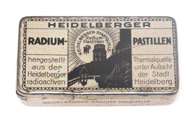 Radium Pastille Containers from Germany (ca. 1920s)