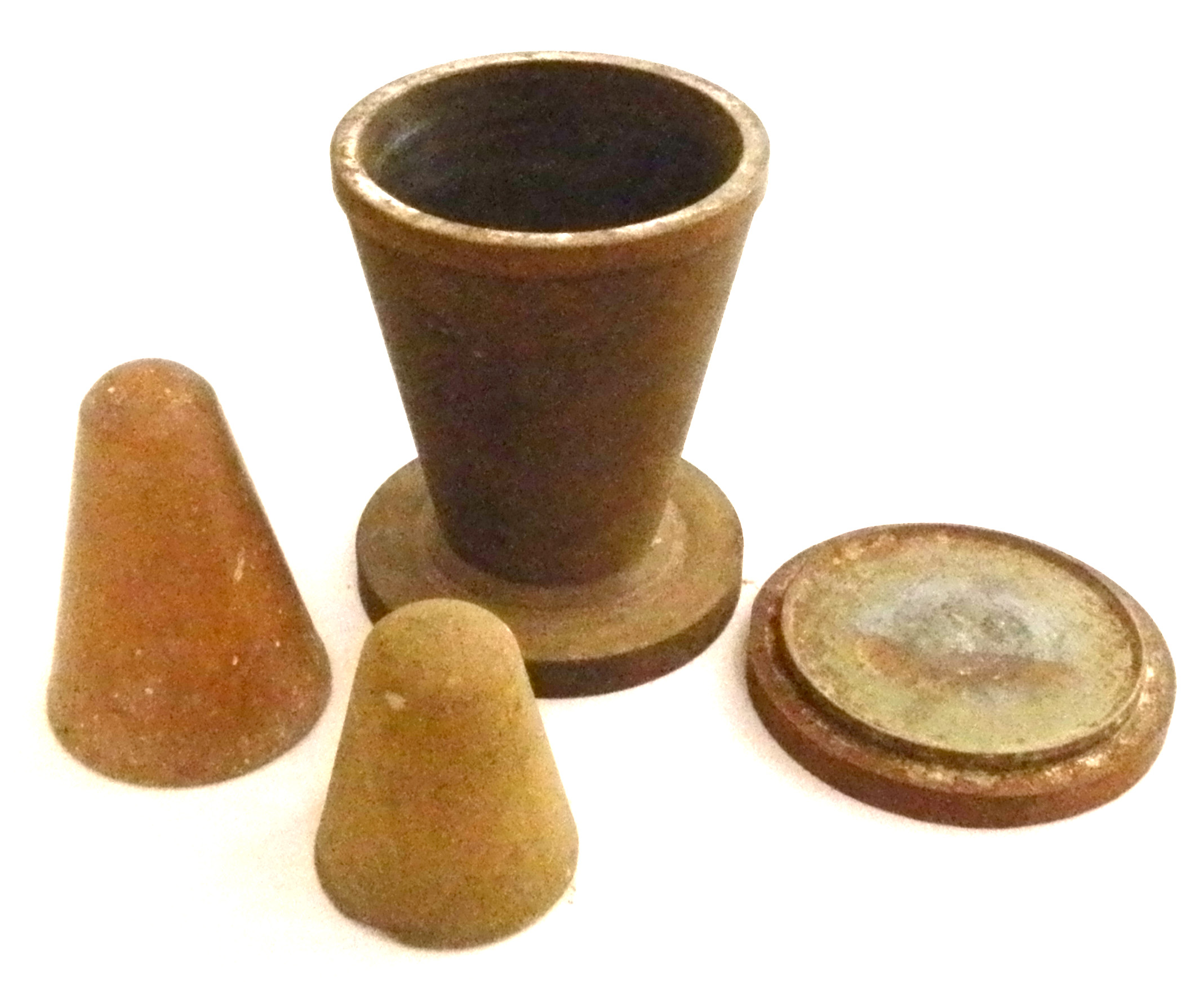 Mold and Stamps for the Thomas Radioactive Cone (ca. 1935-1955)