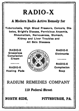 Radio X Tablets (ca. 1920)