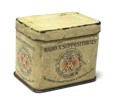 Radio X Suppositories (ca. 1920)