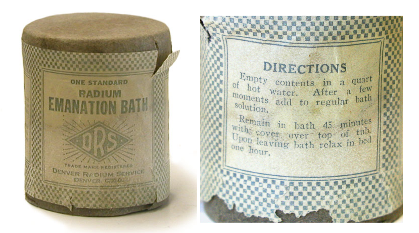 Radium Emanation Bath Salts (ca. 1930s)