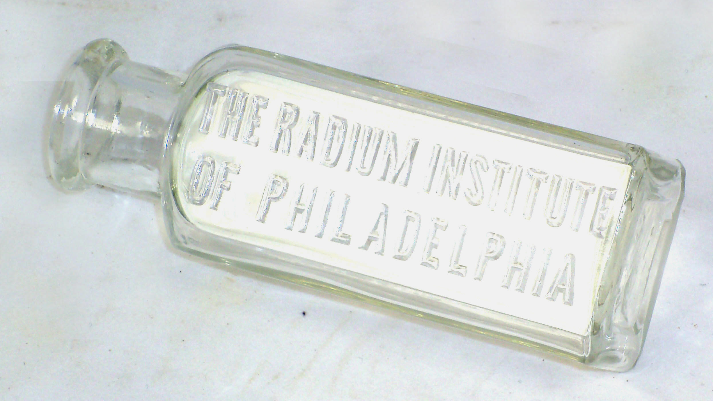 Radium Institute of Philadelphia Bottle (ca. 1914-1915)