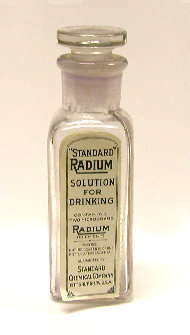 Standard Radium Solution for Drinking (ca. 1915-1925)