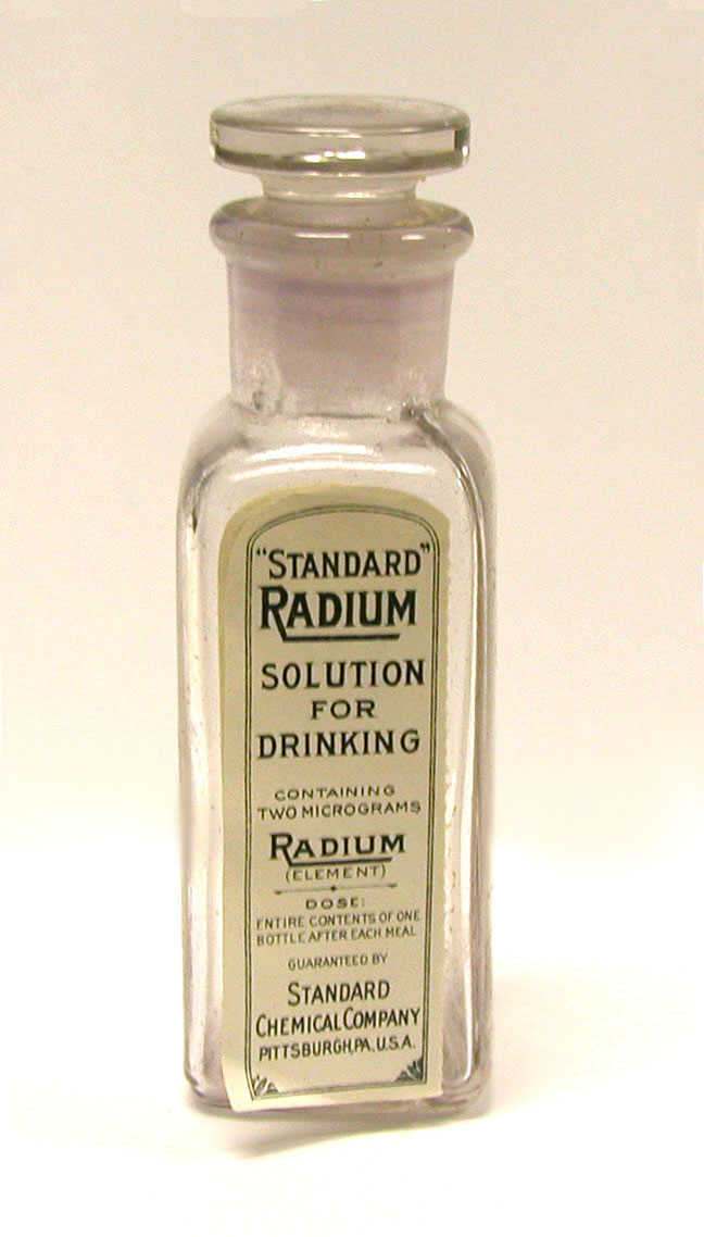 cure for radium poisoning