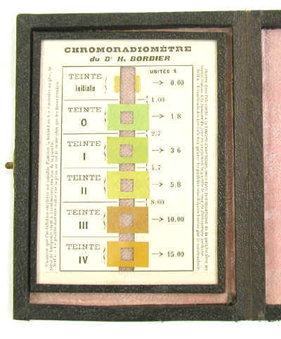 Dr. Bordier's Chromoradiomètre (ca. 1911-1920)